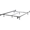 California King Heavy Duty Metal Bed Frame with Headboard Footboard Brackets