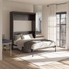 Full size Wallbed Space Saving Murphy Bed Frame in Espresso Finish