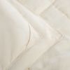 King/Cal King Traditional Microfiber Reversible 3 Piece Comforter Set in Ivory