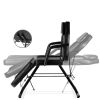 Black Adjustable Massage Bed Salon Chair w/ Hydraulic Stool