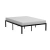 Queen size Modern 16-inch Heavy Steel Metal Platform Bed Frame