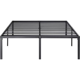 Queen 18-inch Metal Platform Bed Frame with Under-Bed Storage Space