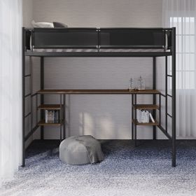 LOFT BED WITH TABLE