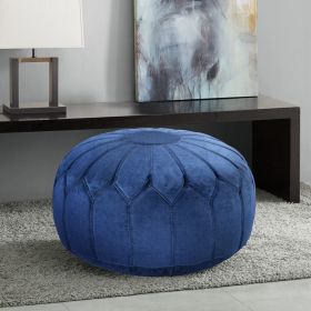 [Only support Drop Shipping Buyer] Kelsey Round Pouf Ottoman