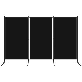 3-Panel Room Divider Black 102.4"x70.9"