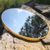 20" Wall Circle Mirror for Bathroom, Gold Round Mirror for Wall, 20 inch Hanging Round Mirror for Living Room, Vanity, Bedroom