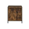 Juvanth Nightstand in Rustic Oak &amp; Black Finish 24263