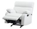 Glory Furniture Manny G532-RC Rocker Recliner , WHITE