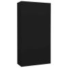 Office Cabinet Black 35.4"x15.7"x70.9" Steel