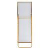 65" x 24" Wall Mounting Full Body Mirror, Full Length Mirror with Stand, Alloy Frame Full-Length Mirror for Living Room, Bedroom, Gold