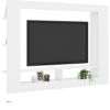 TV Cabinet White 59.8"x8.7"x44.5" Engineered Wood