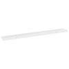 Wall Shelves 2 pcs High Gloss White 31.5"x3.5"x1.2"