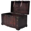 Vintage Treasure Chest Wood 26"x15"x15.7"