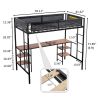 LOFT BED WITH TABLE