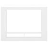 TV Cabinet White 59.8"x8.7"x44.5" Engineered Wood