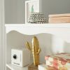 Storybook 4-Shelf Bookcase, Soft White Finish