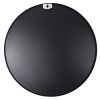 SDKOA Large Round Mirror 36 Inch with Black Aluminum Frame for Wall Decor;  Bathroom Big Circle Mirror Modern Style Wall Hanging for Bedroom;  Living