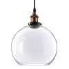 9.8 Ball Shape Glass Ceiling Light/Transperant