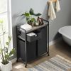 JHX Laundry Basket; Laundry Hamper with Drawer; 2 Laundry Sorter; with 2 Bags; 1 Storage Rack; (Grey; 28.15''L*13''W*35.8''H)