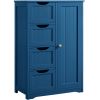 Wooden Storage Cabinet with 4 Drawers for Bathroom Kitchen