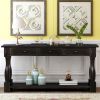 Console Table 64" Long Extra-thick Sofa Table with Drawers and Shelf for Entryway, Hallway, Living Room