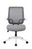 Task office chair with filp up arms; mid-mesh task chair; Max Upload 300lbs