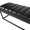 Metal Base Upholstered Bench for Bedroom for Entryway