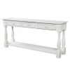 Console Table 64" Long Extra-thick Sofa Table with Drawers and Shelf for Entryway, Hallway, Living Room