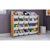 Child Space-Saving Plastic Organizing Racks, White