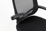 Task office chair with filp up arms; mid-mesh task chair; Max Upload 300lbs