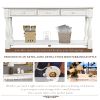 Console Table 64" Long Extra-thick Sofa Table with Drawers and Shelf for Entryway, Hallway, Living Room